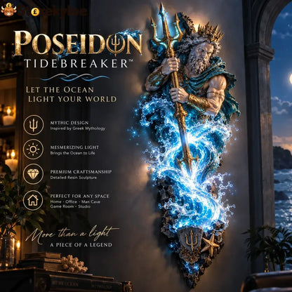 ⏰Limited Stock 50% OFF - ⚡🌊 Mythological Sculpture Wall Lamp Collection 🏛️✨