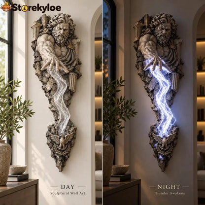 ⏰Limited Stock 50% OFF - ⚡🌊 Mythological Sculpture Wall Lamp Collection 🏛️✨