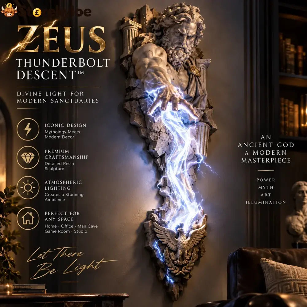 ⏰Limited Stock 50% OFF - ⚡🌊 Mythological Sculpture Wall Lamp Collection 🏛️✨