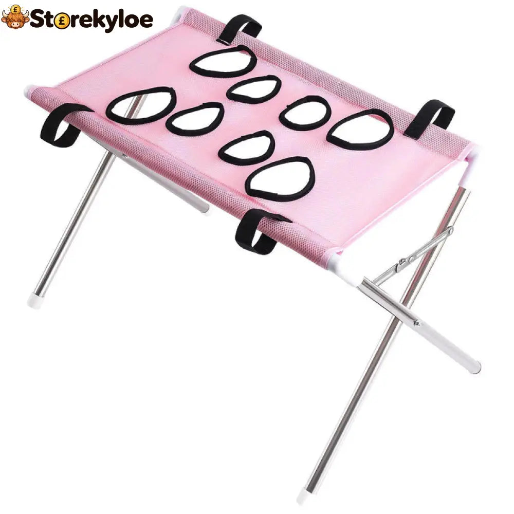 ⏳Limited-time 49% off⏰2-in-1 Foldable Pet Grooming Bed🐱🐶🛋️ - Pink / Regular - Pets