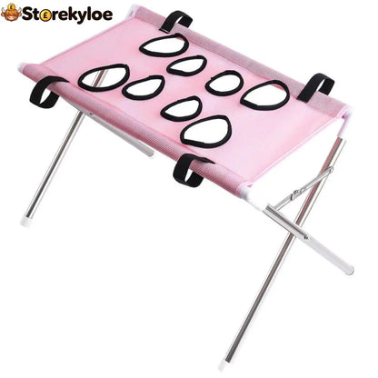 ⏳Limited-time 49% off⏰2-in-1 Foldable Pet Grooming Bed🐱🐶🛋️ - Pink / Regular - Pets