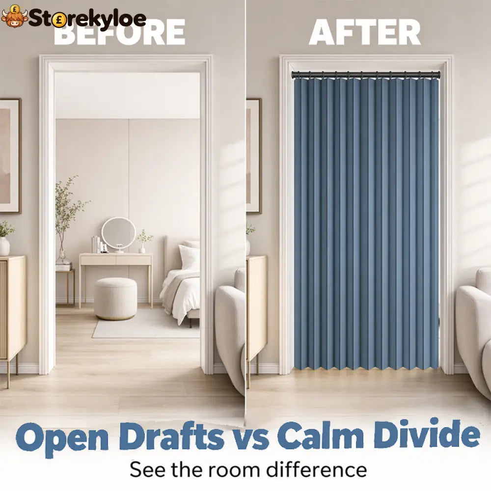 ⏰🔥LIMITED TIME 49% OFF! ⭐No-Drill Magnetic Accordion Door Curtain