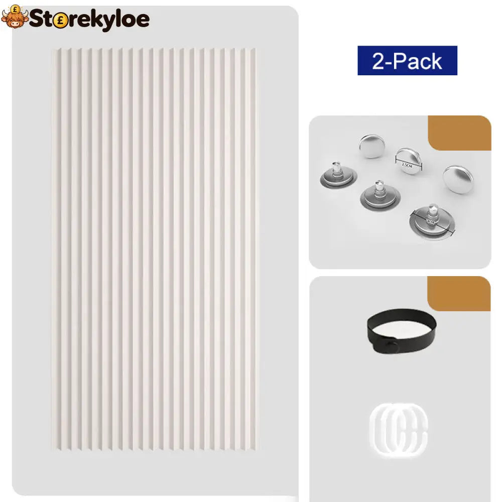 ⏰🔥LIMITED TIME 49% OFF! ⭐No-Drill Magnetic Accordion Door Curtain
