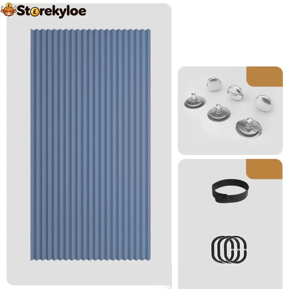 ⏰🔥LIMITED TIME 49% OFF! ⭐No-Drill Magnetic Accordion Door Curtain