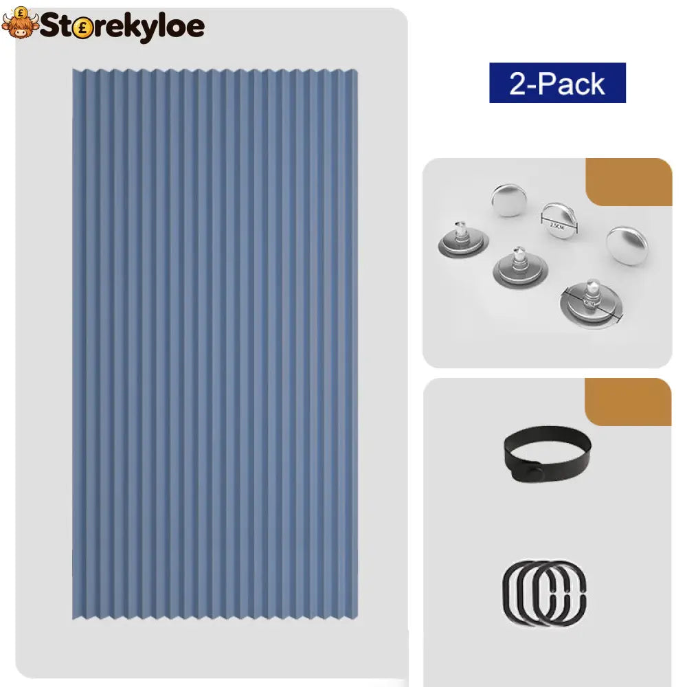 ⏰🔥LIMITED TIME 49% OFF! ⭐No-Drill Magnetic Accordion Door Curtain