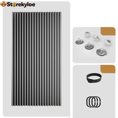 ⏰🔥LIMITED TIME 49% OFF! ⭐No-Drill Magnetic Accordion Door Curtain