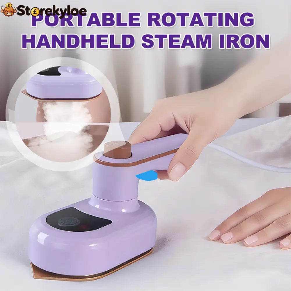 👕 LIMITED-TIME 50% OFF! ⚡Portable Rotating Handheld Steam Iron