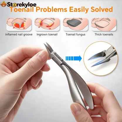🦶 Limited-time 49% Off! ⚡ Stainless Steel Ingrown Toenail Clipper Set – Precise Sturdy Portable ✨