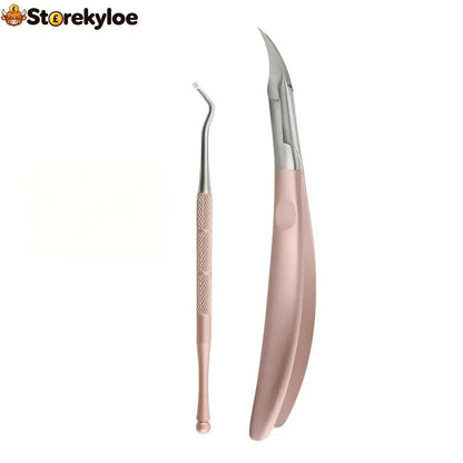 🦶 Limited-time 49% Off! ⚡ Stainless Steel Ingrown Toenail Clipper Set – Precise Sturdy Portable ✨ - Rose Gold