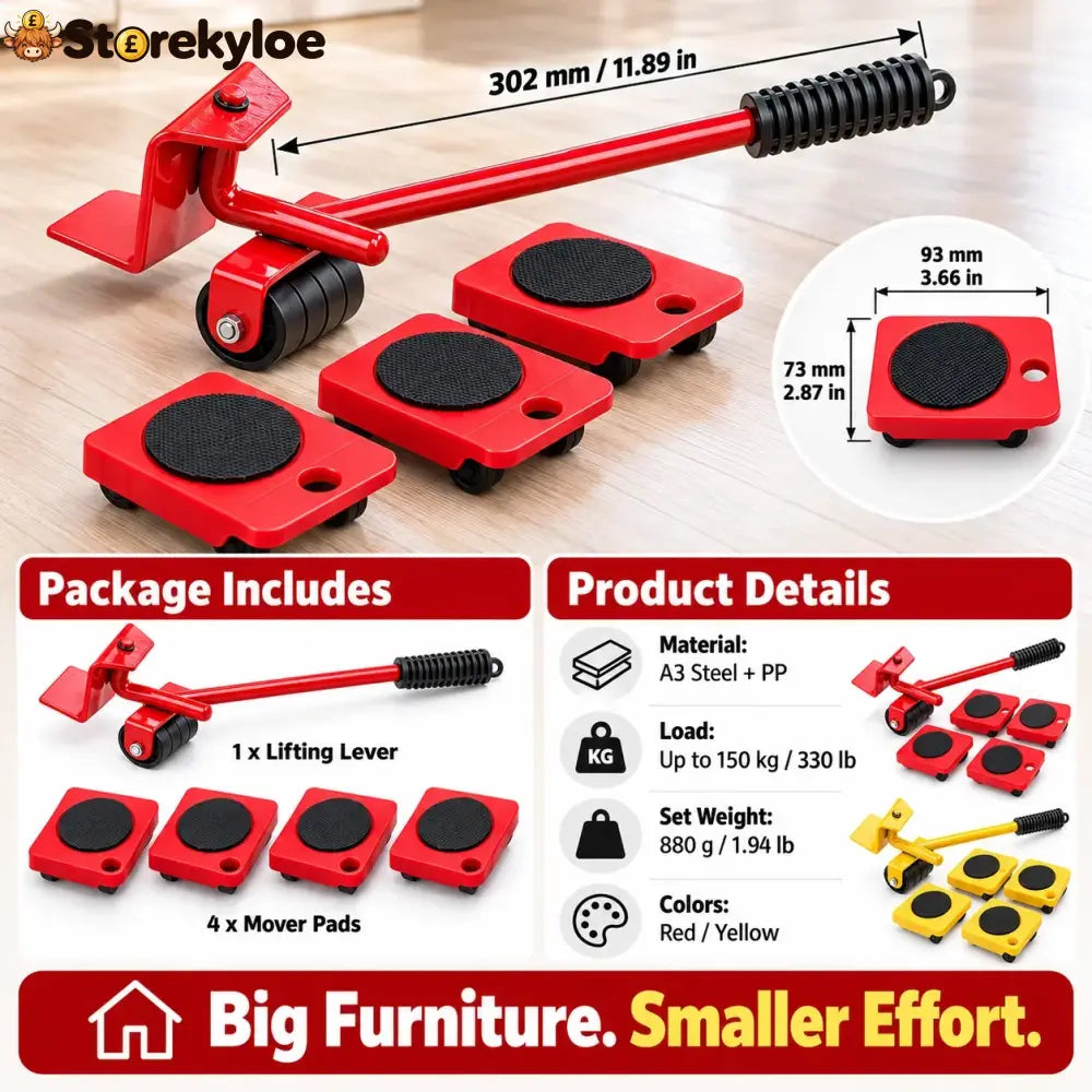 🛋️ Limited-time 50% off, Furniture lifter & mover set
