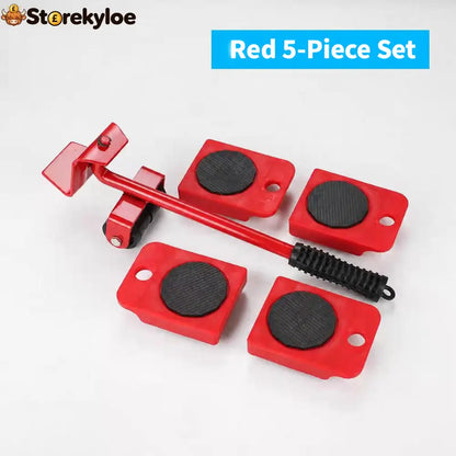 🛋️ Limited-time 50% off, Furniture lifter & mover set - Red 5-Piece Set