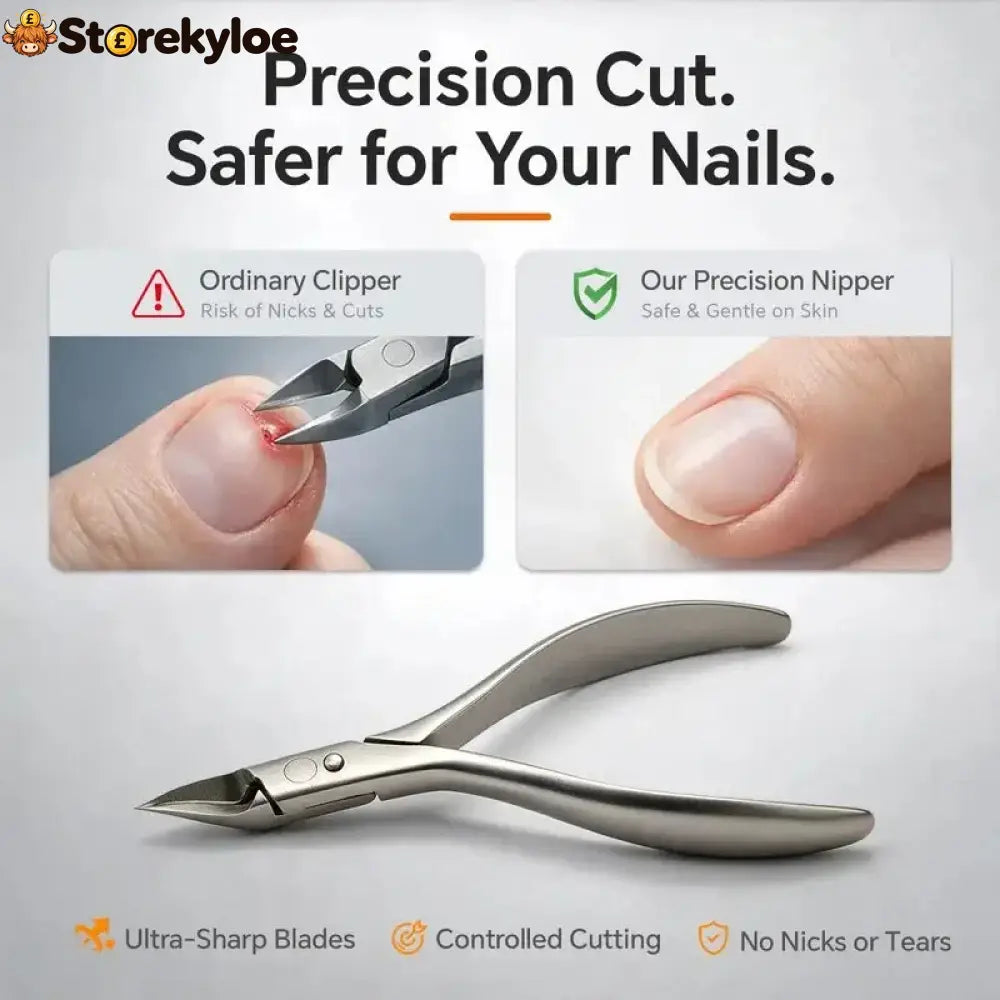🦶 Limited-time 50% Off! ⚡ Stainless Steel Ingrown Toenail Clipper Set – Precise Sturdy Portable ✨