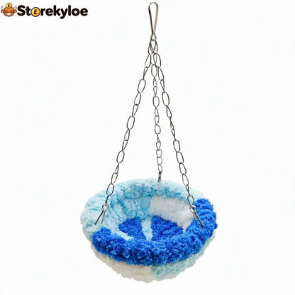 🐦 Limited-time 50% Off! 🧶 Warm Winter Bird Hanging Hammock – Cozy Soft Cage Decor ✨
