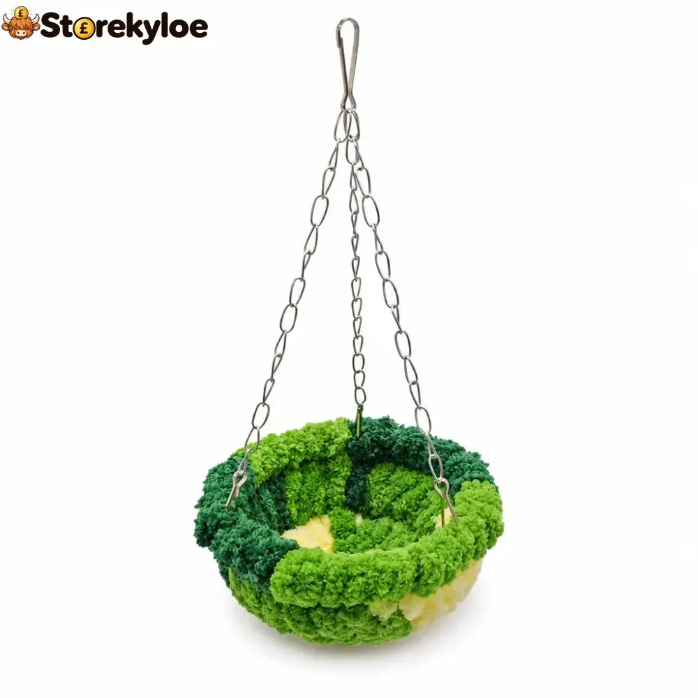 🐦 Limited-time 50% Off! 🧶 Warm Winter Bird Hanging Hammock – Cozy Soft Cage Decor ✨