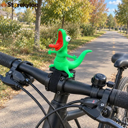 🦎🏍Wobbly Riding Buddy – Car & Motorcycle Decor