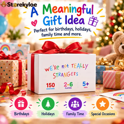🌈 Limited-Time Deal Kids Conversation Card Game – 150 Questions for Stronger Family Bonds ❤️