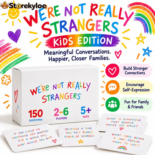 🌈 Limited-Time Deal Kids Conversation Card Game – 150 Questions for Stronger Family Bonds ❤️