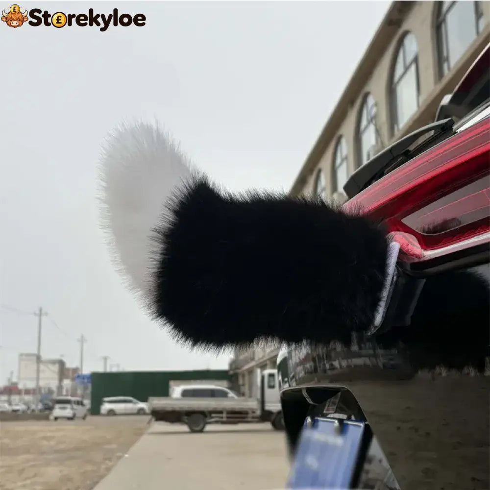 ⏳limited-time 🚗🐾 Remote Control Electric Car Tail – Make Your Car Stand Out - Black-White