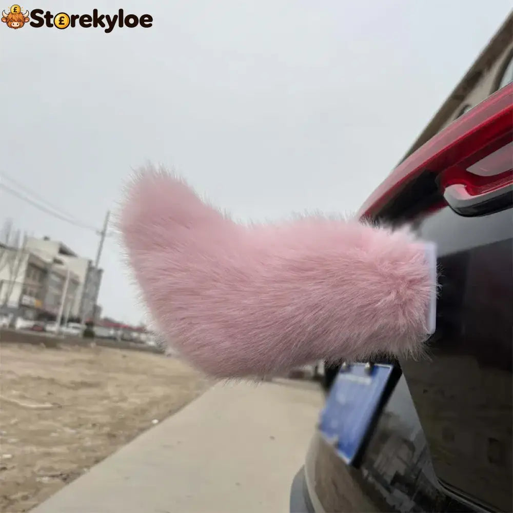 ⏳limited-time 🚗🐾 Remote Control Electric Car Tail – Make Your Car Stand Out - Pink
