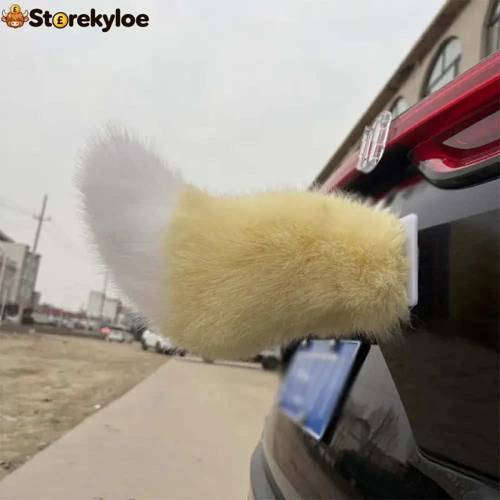 ⏳limited-time 🚗🐾 Remote Control Electric Car Tail – Make Your Car Stand Out - Yellow-White