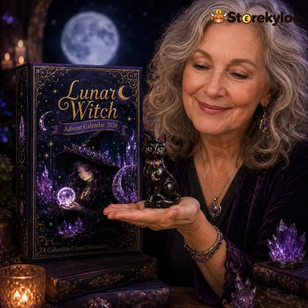🏆Limited Time Sale 49% OFF🎄🔮Lunar Witch Advent Calendar 2026 – 24 Enchanted Crystal Miniatures for a Magical Moonlit