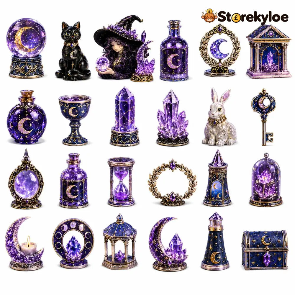 🏆Limited Time Sale 49% OFF🎄🔮Lunar Witch Advent Calendar 2026 – 24 Enchanted Crystal Miniatures for a Magical Moonlit