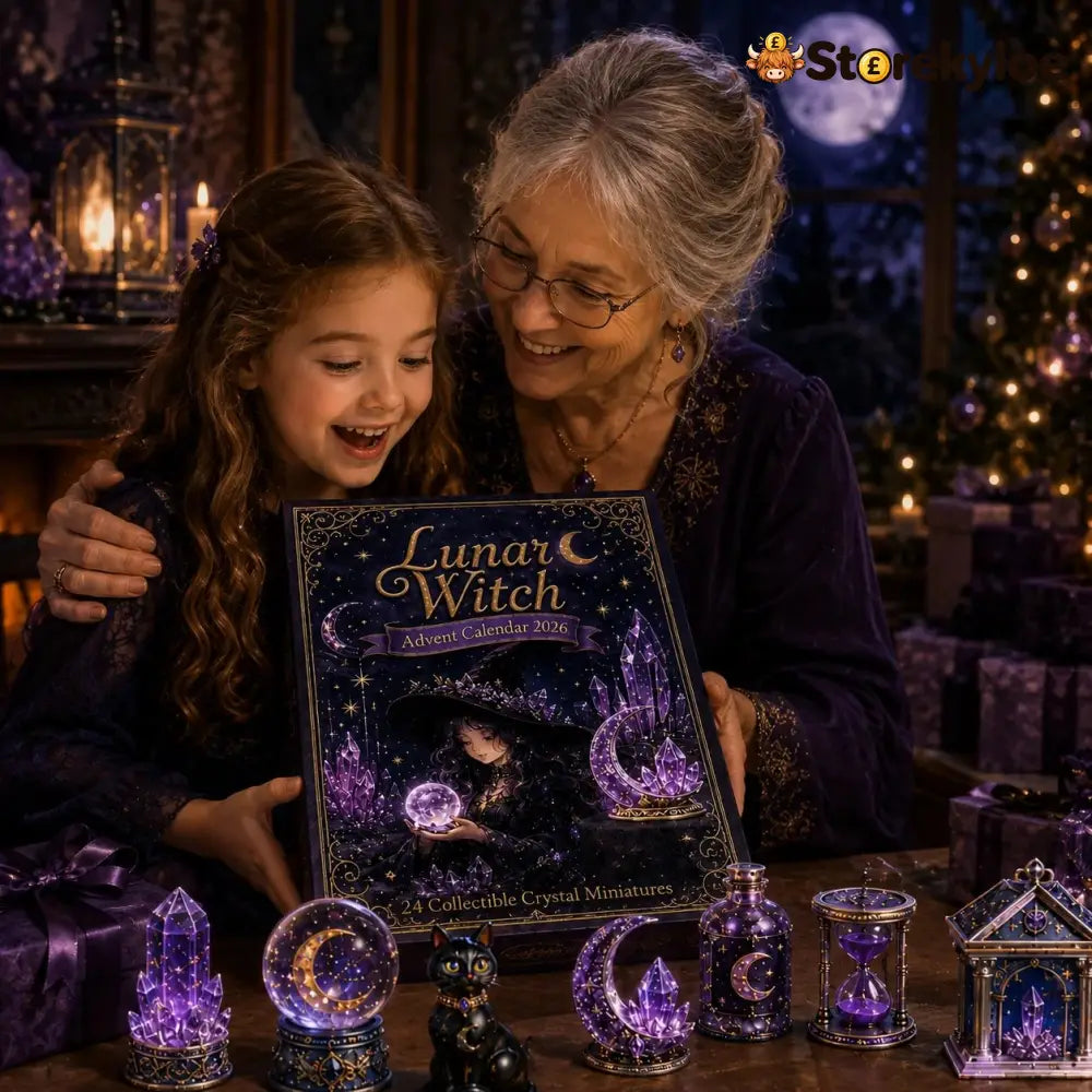🏆Limited Time Sale 49% OFF🎄🔮Lunar Witch Advent Calendar 2026 – 24 Enchanted Crystal Miniatures for a Magical Moonlit