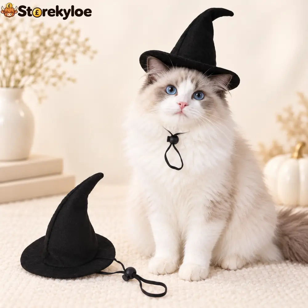 Little Hat. Big Witch Energy. 🐈‍⬛🖤