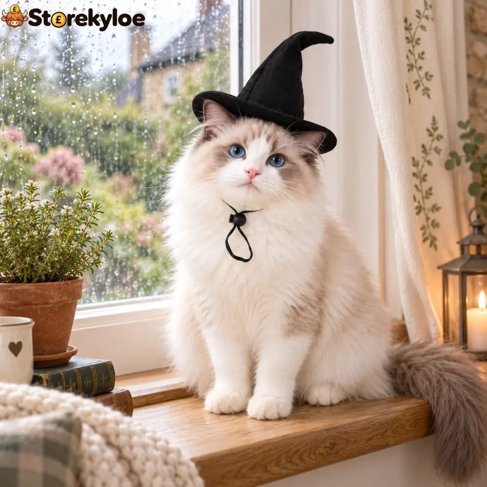 Little Hat. Big Witch Energy. 🐈‍⬛🖤