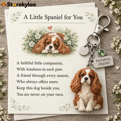 🎁 Little Woodland Animal Keyring & Poem Card Collection - Hound