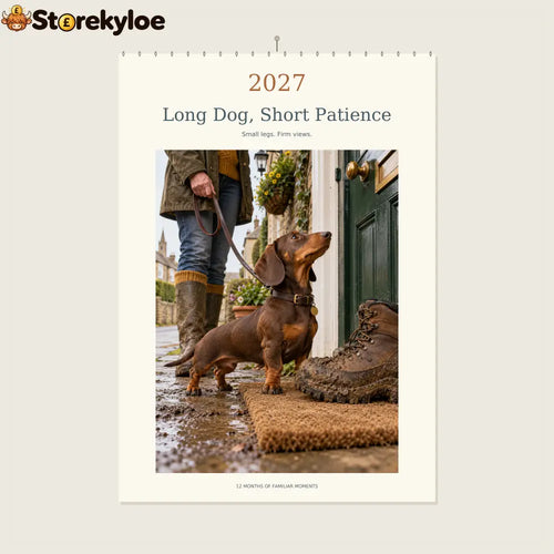 🔥Long Dog Short Patience - 2027 A4 Wall Calendar