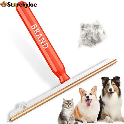 Long-Handled Pet Hair Remover for Carpets