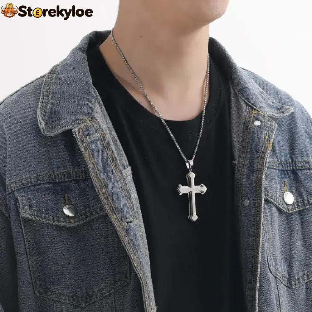 ✝️ Lord’s Prayer Cross Necklace