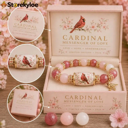 ❤ Love Remembrance & Cardinal Blessings 🕊️ | 2026 Limited Edition Bracelet - Cardinal