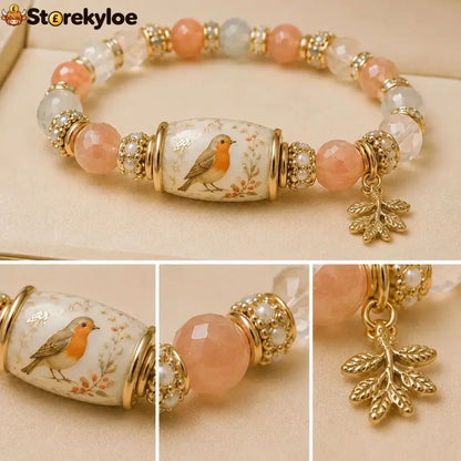 ❤ Love Remembrance & Cardinal Blessings 🕊️ | 2026 Limited Edition Bracelet - Robin Pink