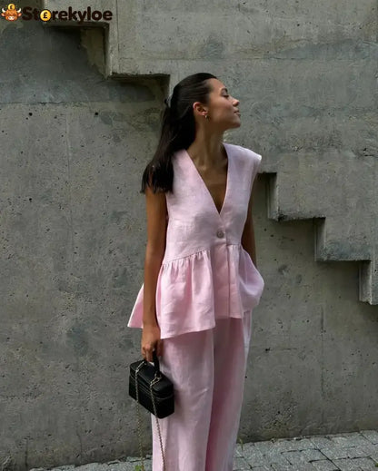 Luna Luxe suit - Pink / S