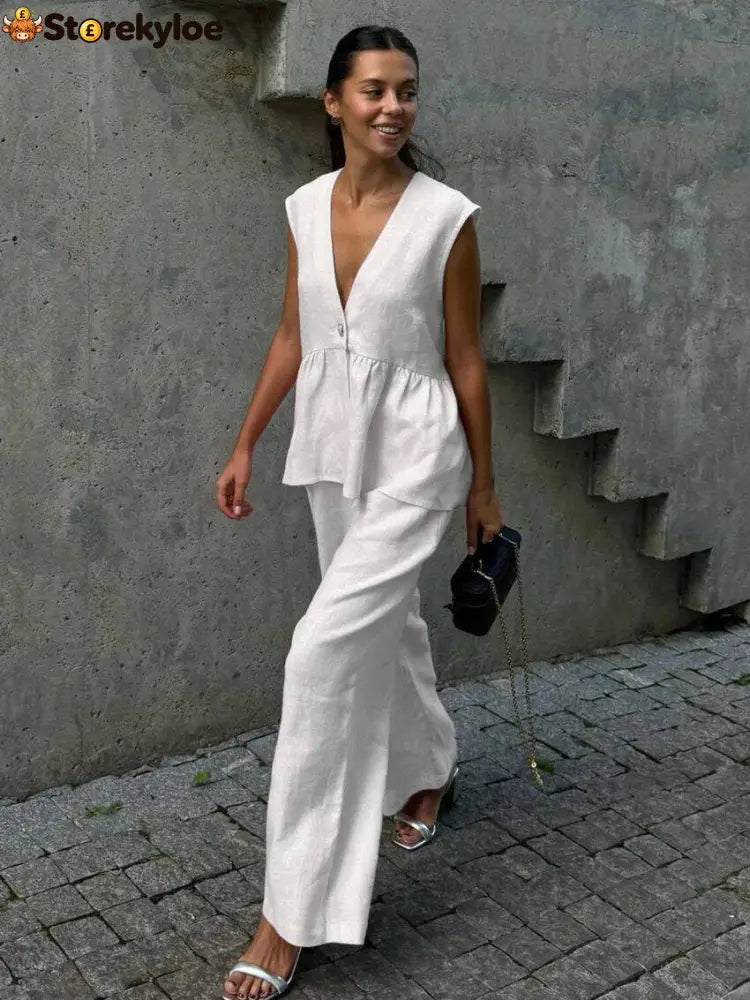 Luna Luxe suit - White / S