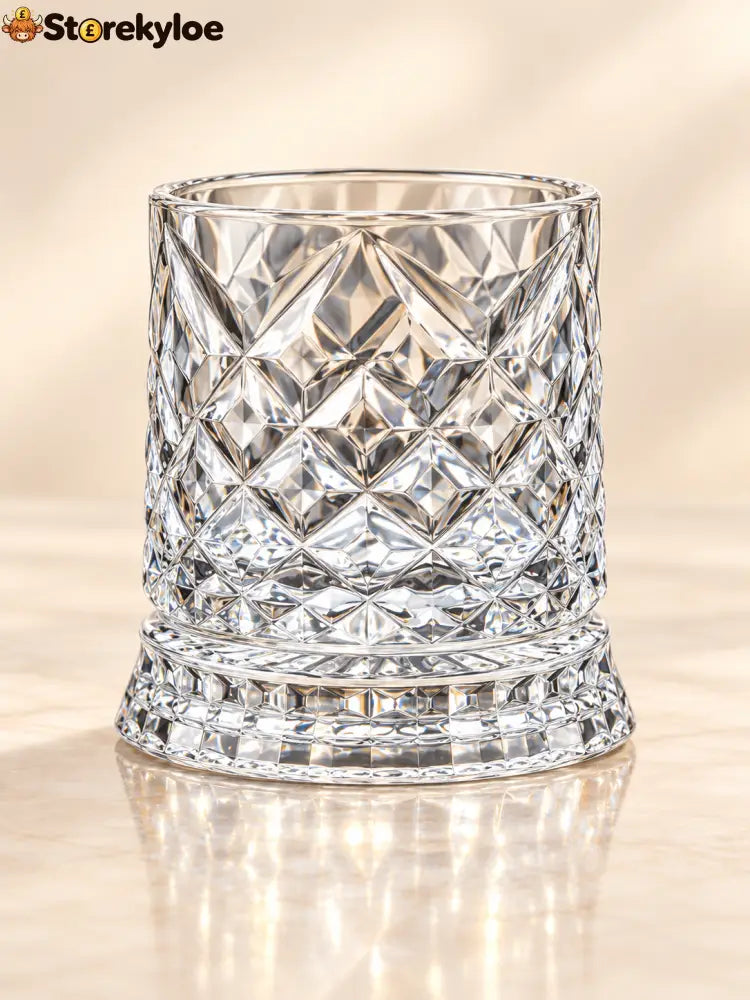 🍸Luxury 360° Spinning Crystal Glass - Berlin pattern