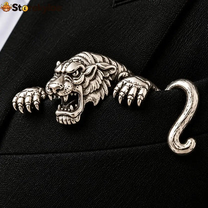 ✨ Luxury Sculpted Animal Brooch – Premium Statement Piece for Suits & Blazers