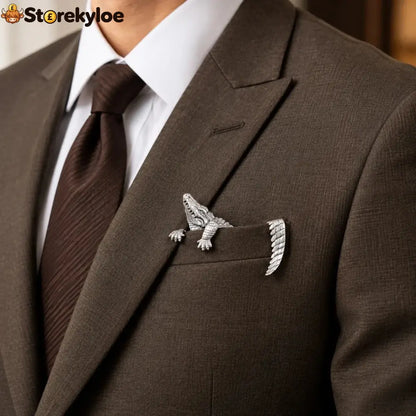 ✨ Luxury Sculpted Animal Brooch – Premium Statement Piece for Suits & Blazers