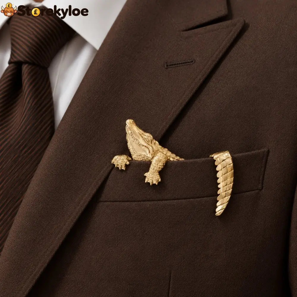 ✨ Luxury Sculpted Animal Brooch – Premium Statement Piece for Suits & Blazers