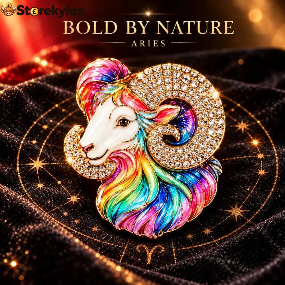 Luxury Zodiac Enamel Brooch – Turn a Simple Blazer into a Statement ✨