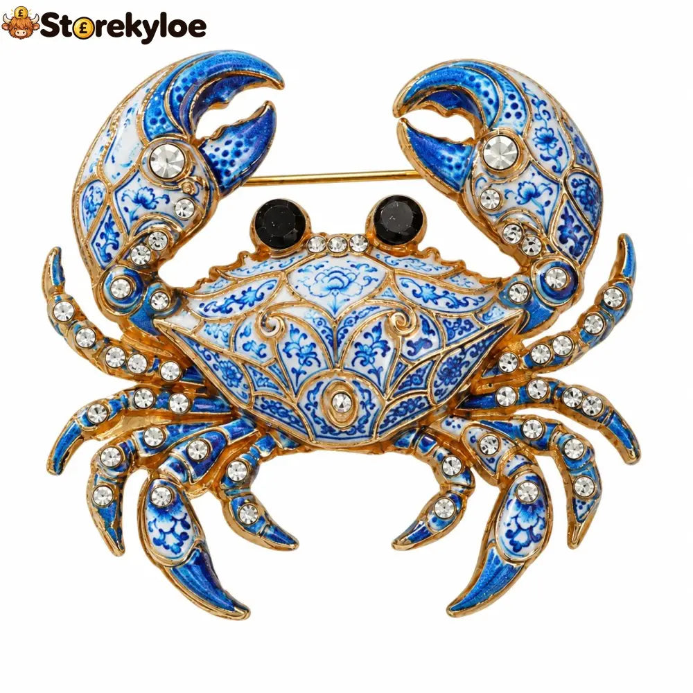Luxury Zodiac Enamel Brooch – Turn a Simple Blazer into a Statement ✨ - ♋ Cancer / Silver