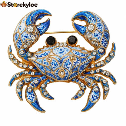 Luxury Zodiac Enamel Brooch – Turn a Simple Blazer into a Statement ✨ - ♋ Cancer / Silver