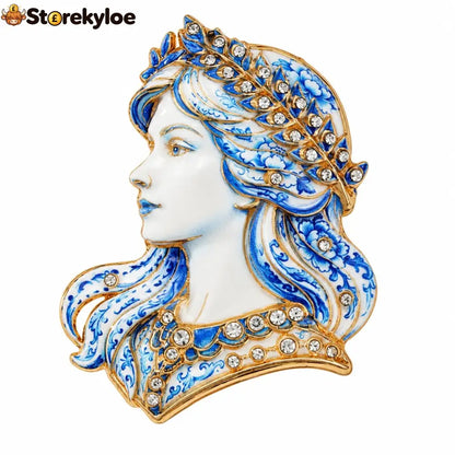 Luxury Zodiac Enamel Brooch – Turn a Simple Blazer into a Statement ✨ - ♍ Virgo / Silver