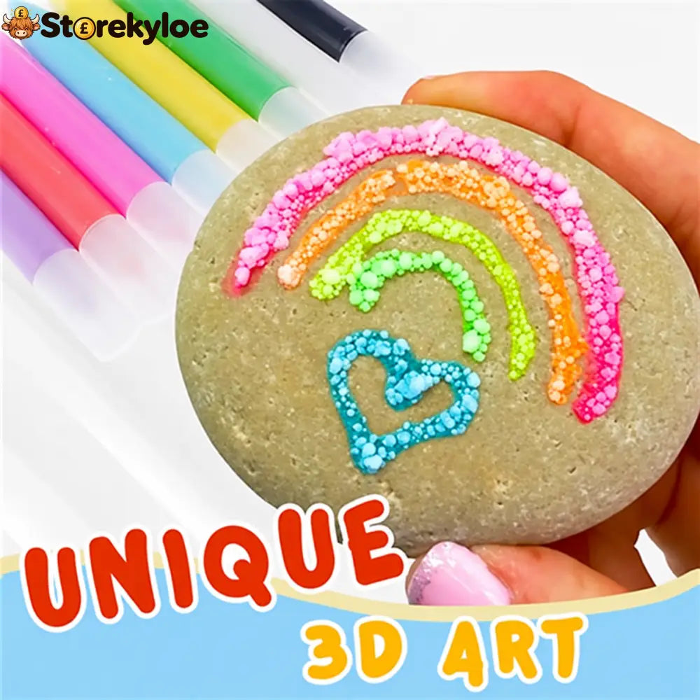 🥳🔮Magic Pen – Draw 3D with one stroke!🎄 DIY Bubble Popcorn Drawing Pens& Buy 1 Get 1 Free 🔥