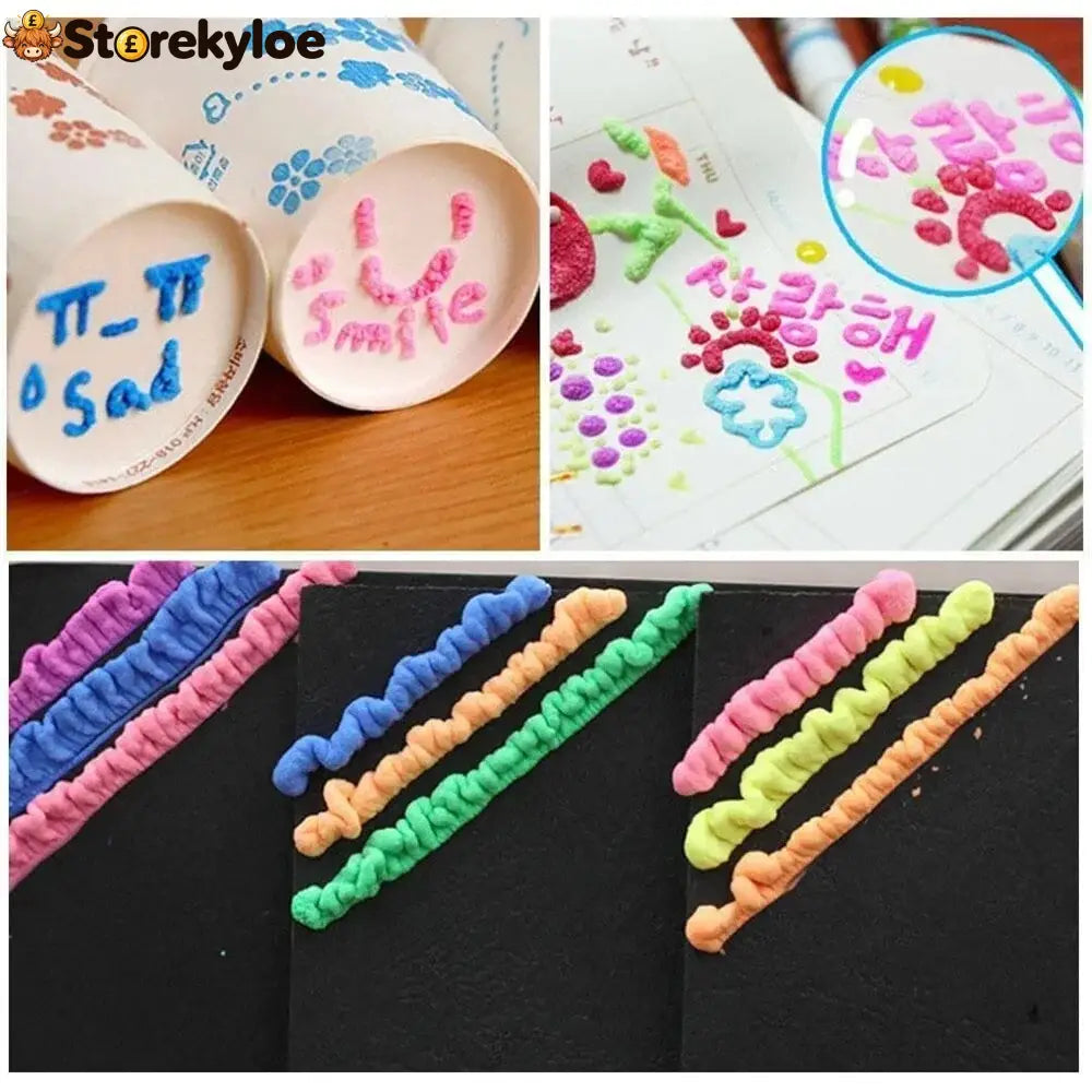 🥳🔮Magic Pen – Draw 3D with one stroke!🎄 DIY Bubble Popcorn Drawing Pens& Buy 1 Get 1 Free 🔥