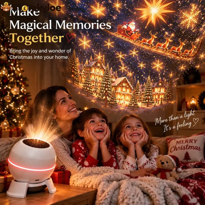 🎄 Magical Christmas Projection Night Light – Transform Any Room Into A Holiday Wonderland🔥