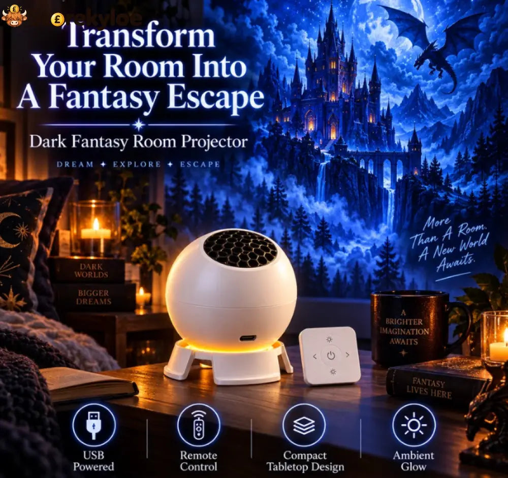 🎄 Magical Christmas Projection Night Light – Transform Any Room Into A Holiday Wonderland🔥 - Dragon