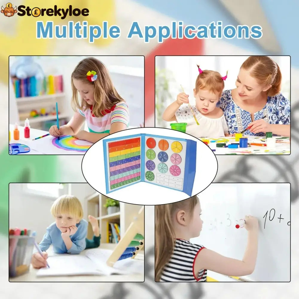 🧠Magnet Montessori Fraction Puzzle✨